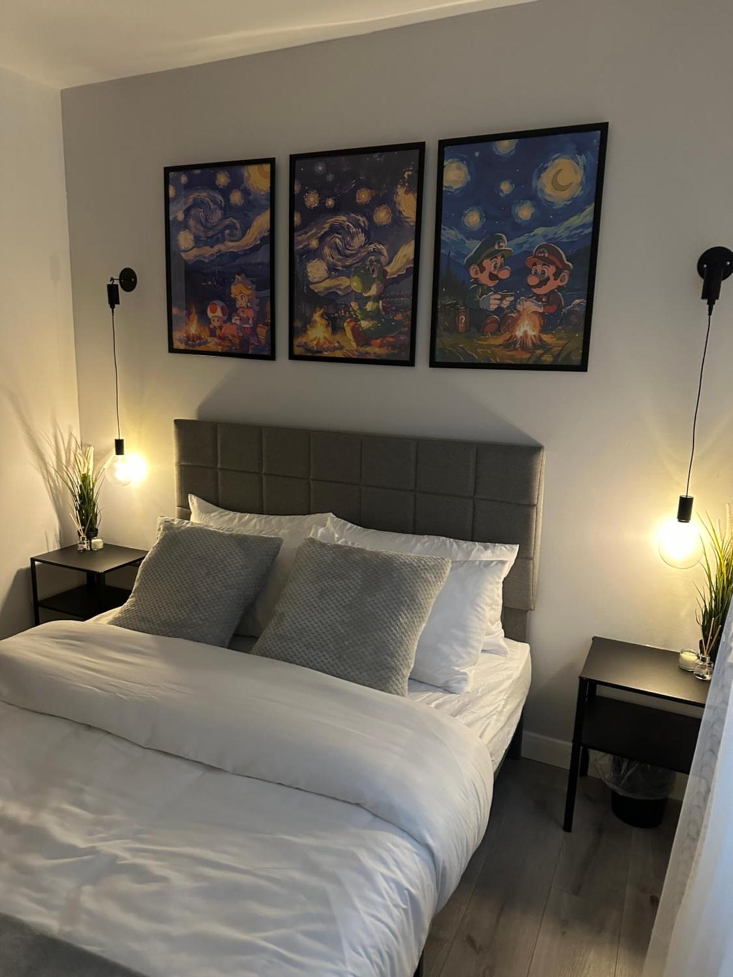 Retro Suite A Luxury Apartment With King Size Bed Wii Games And Entertainment เลสเตอร์ ภายนอก รูปภาพ